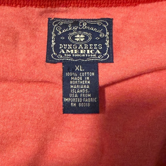 RARE HTF Lucky brand Red Ringer Tee “Spoiled Rotten” - Picture 6 of 6
